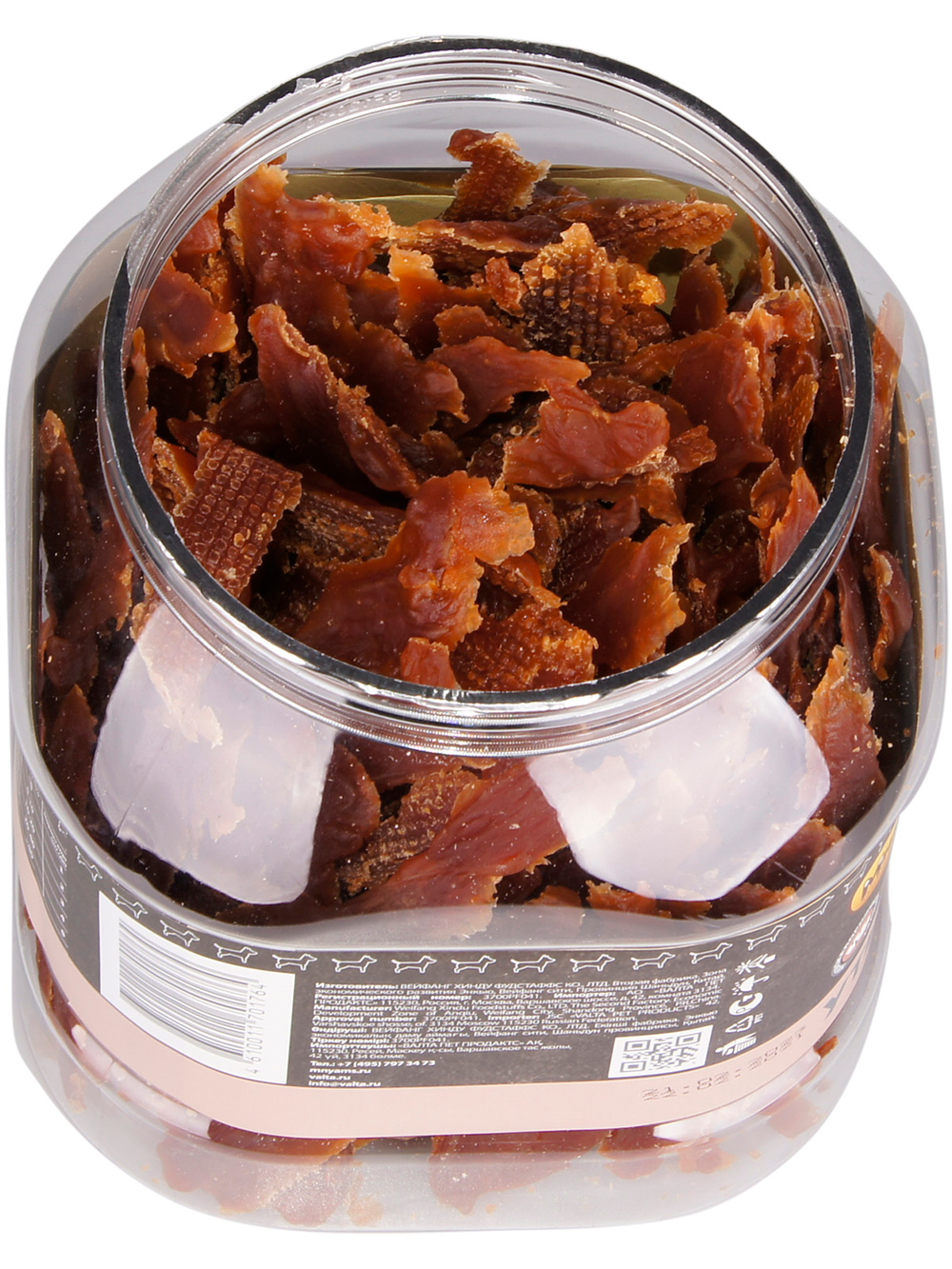 Лакомство Мнямс На каждый день для собак Утиные грудки в банке 800 г