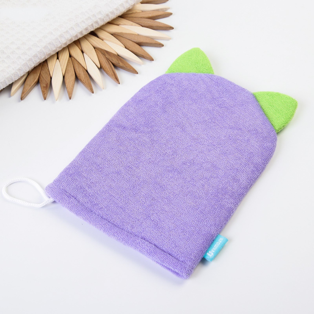 4679995 Игрушка-мочалка для купания  "Совёнок" из махры