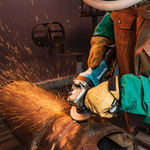 Машина шлифовальная угловая, 125мм, 1900Вт, 2800-11500об, SJSII, AFT, тормоз, защита от непреднамеренного пуска, плавный пуск, поддержание оборотов под нагрузкой, широкая клавиша. Makita GA5093X01