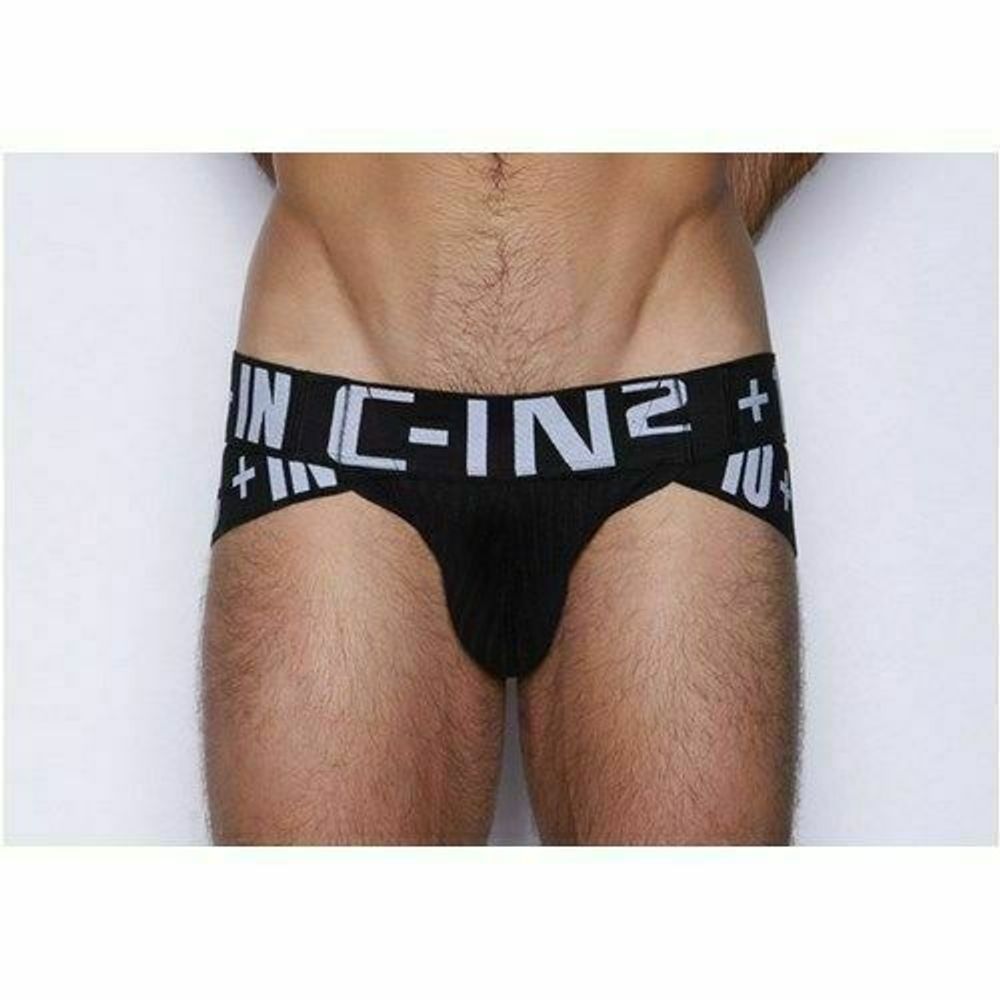 Мужские трусы брифы X черные C-IN2