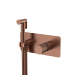 Смеситель гигиенический STICK BRUSHED BRONZE ручка SPIRALE