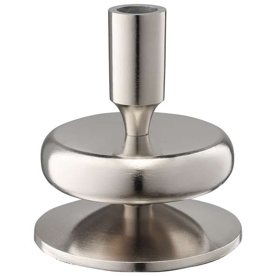 Подсвечник stone, 13 см, серебристый