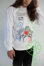 Лонгслив Creepy Clothing Антивор Белый