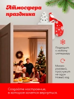 Декор новогодний на дверь Дед Мороз