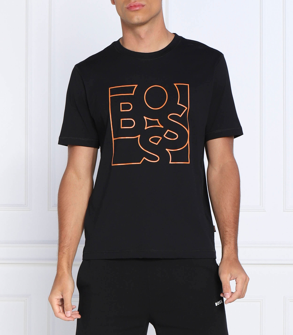 футболка teetrury 2 BOSS ORANGE - черный(50478776)
