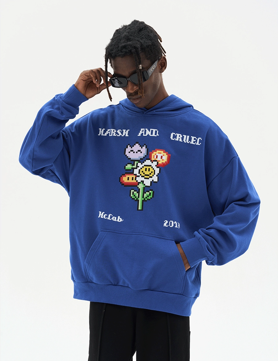 Худи HARSHandCRUEL "PixeLs" Oversized Hoodie