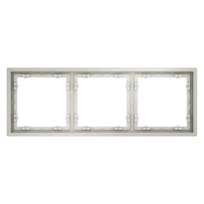 Рамка пластиковая VOLTUM S70 на 3 поста, (кашемир)
