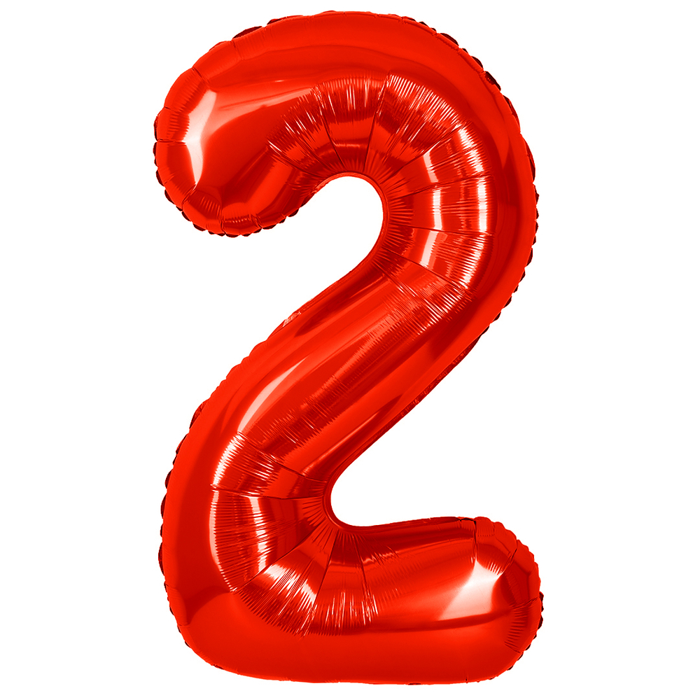 Цифра 2 красный 40” г79