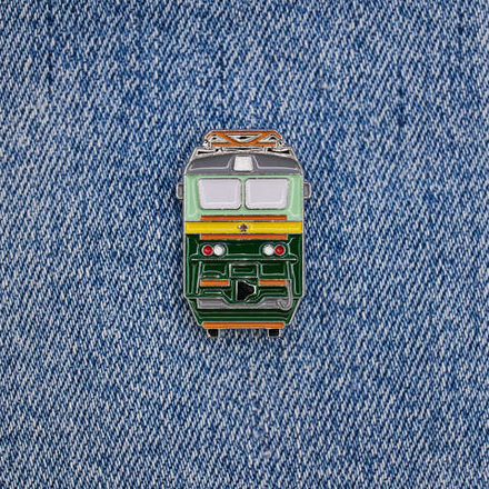 Значок электровоз ЧС7, ЧС8 зеленый