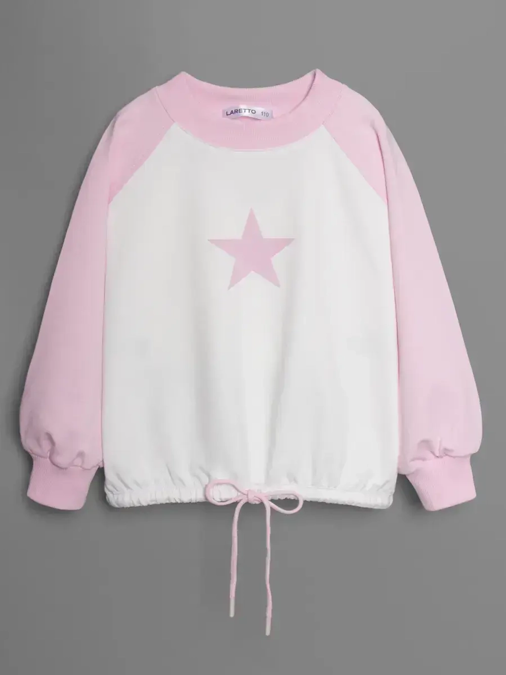 Свитшот для девочки осенний с завязками