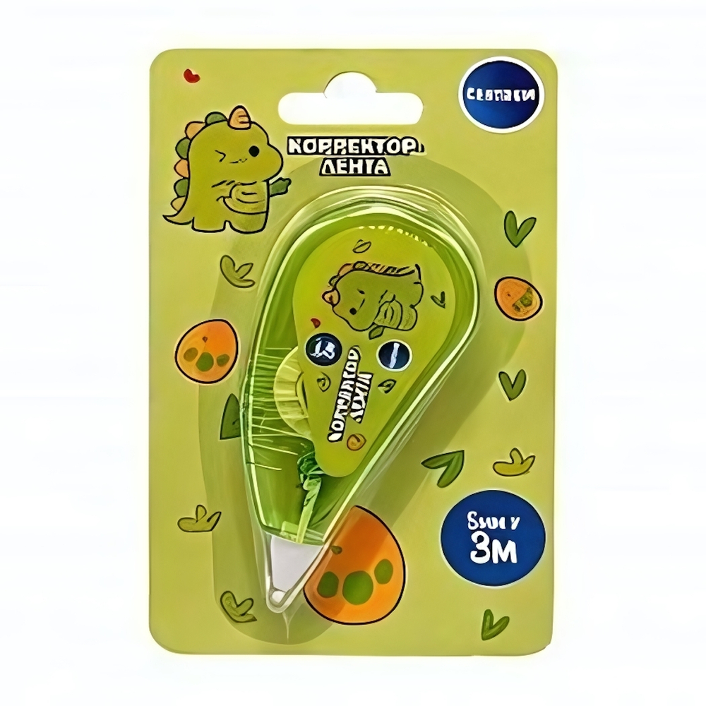 Корректор-лента 5мм.х3м. "Динозаврик" блист. (Центрум)