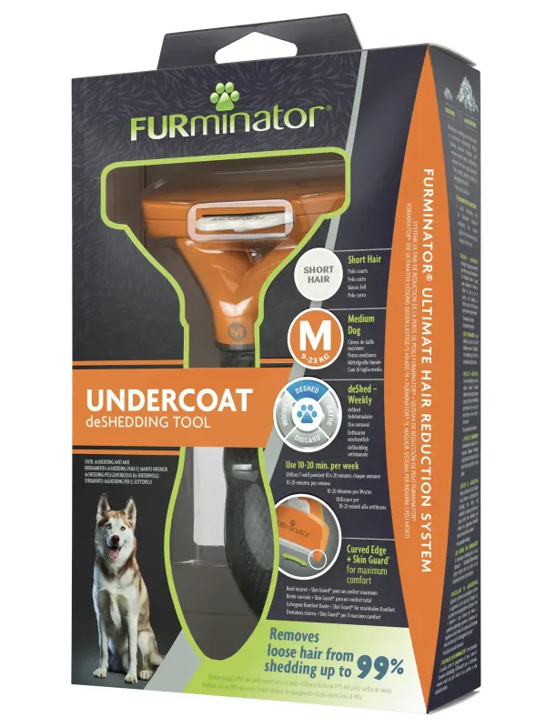 Фурминатор FURminator M для средних собак с короткой шерстью