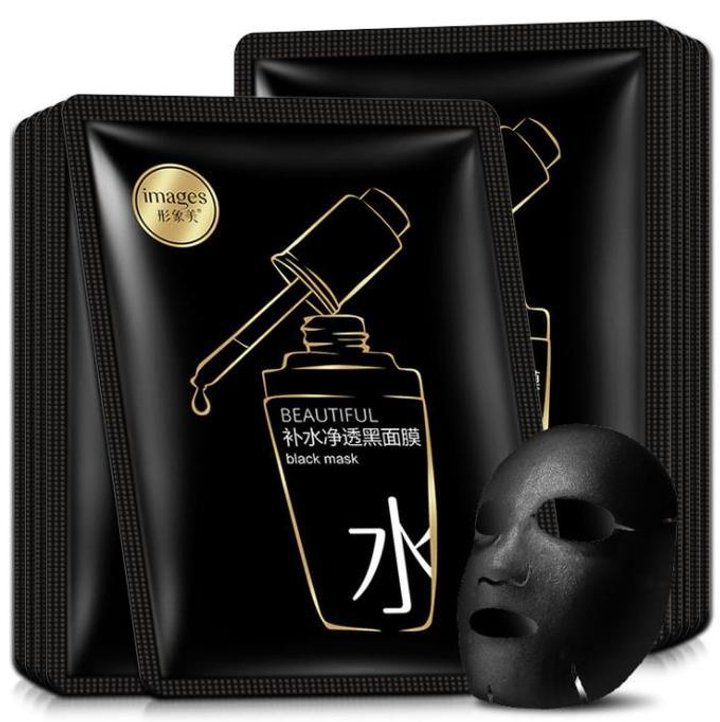 Маска тканевая Images Увлажняющая черная маска Beautiful Black Mask, 25 г
