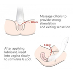 Гибкий, изгибающийся вибратор для точки G - DryWell G-Spot, белый