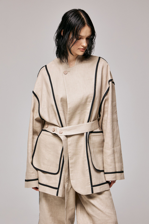 Костюм из крапивы OVSYANKA Beige