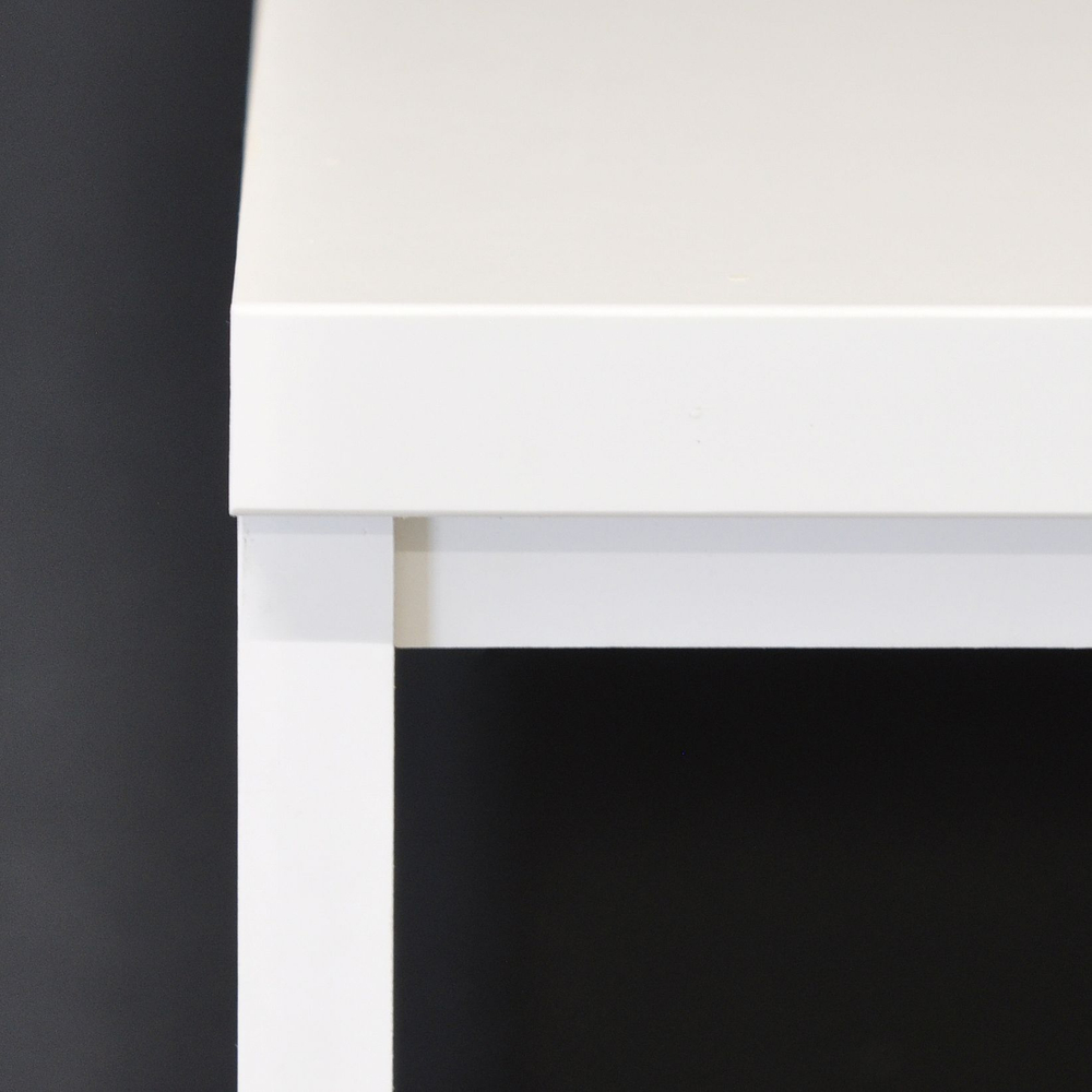 Кухонный модуль напольный под духовой шкаф 60 см Валенсия со столешницей, на ножках, белый