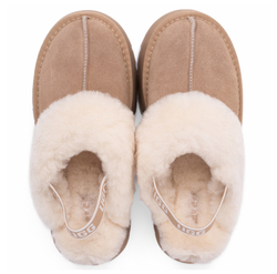 UGG Funkette Suede Platform Sand