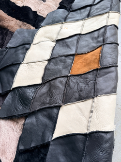 Покрывало меховое ковер из шкуры овчины