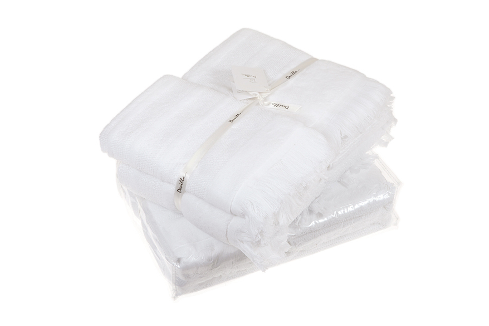 Набор полотенец 3 шт Devilla Mousse кокосовый Португалия