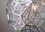 Подвесной дизайнерский светильник  Etch Web by Tom Dixon (серебряный)