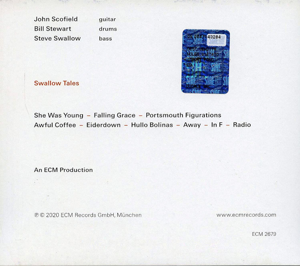 John Scofield, Bill Stewart, Steve Swallow / Swallow Tales (CD)