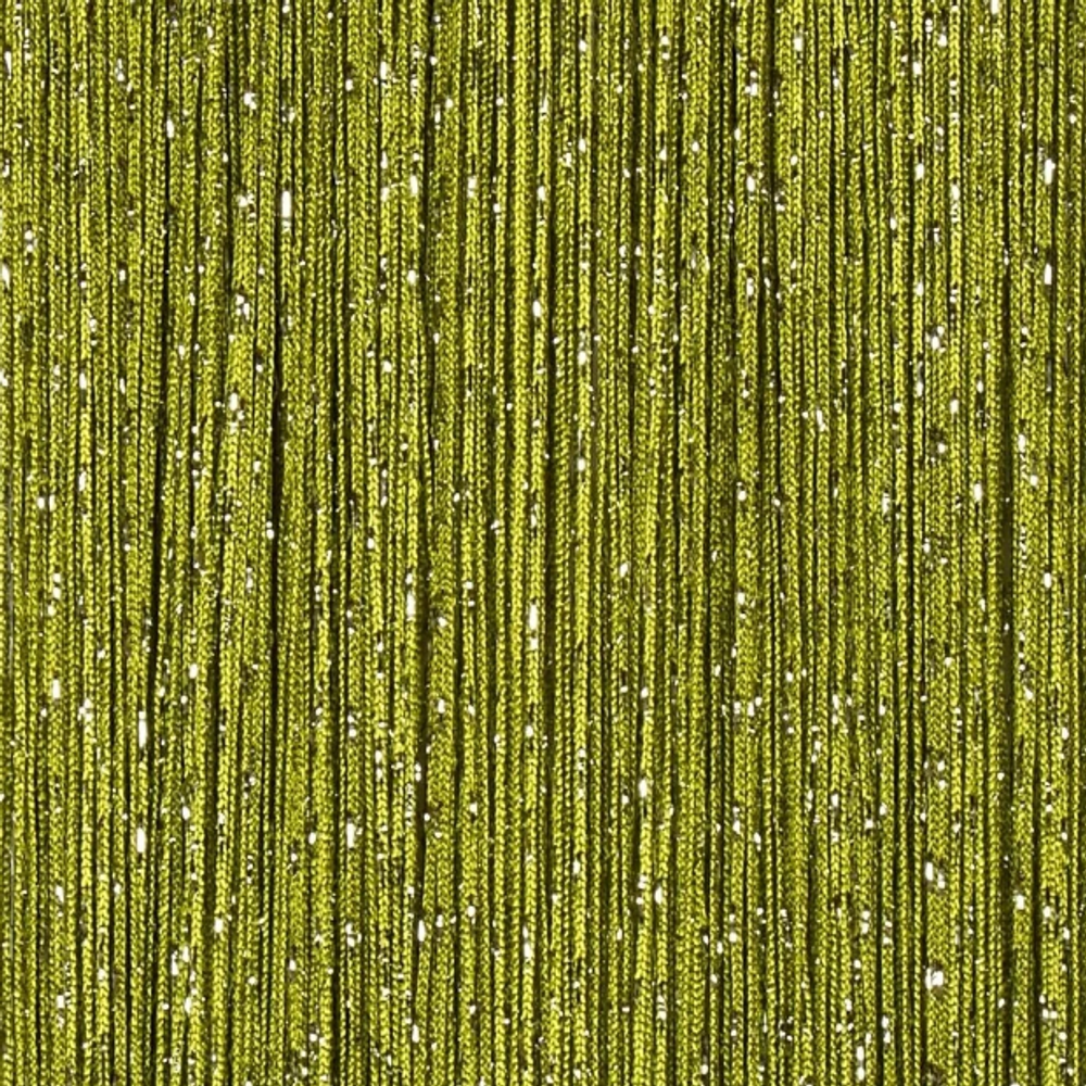 Нитяные шторы дождь - оливковые, 300 х 280 см. Арт. 19