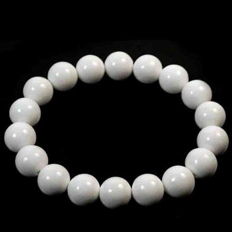 Браслет "Келли 10" кварцит белый