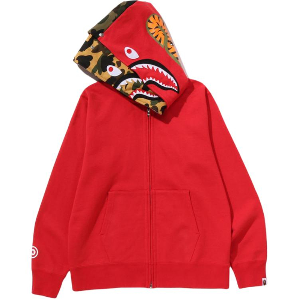 A Bathing Ape Bathing Ape Sweatshirts Cardigan Cotton Drop Shoulder Sleeve Moderate No Fleece Lined Zip Closure 0zxswmx07151p