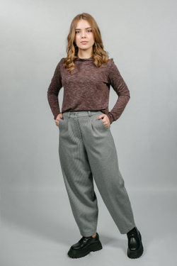 Туника 2933АП, коричневый #95К032933АП