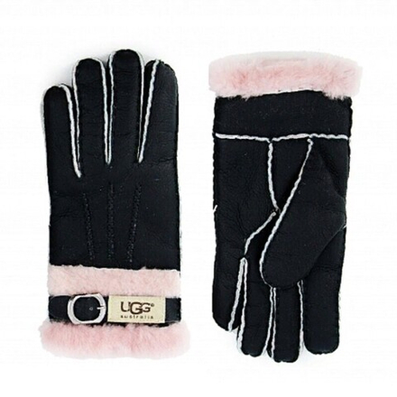 Перчатки UGG Fashion Belt Glove Black Pink