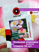Бегония Вариация двухцветная F1 зеленый лист семена 30шт