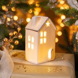 ФИГУРКА "ДОМИК" С LED-ПОДСВЕТКОЙ 7,3*6,3*12,8 СМ