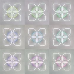 Citilux Ромби Смарт CL236A140E RGB Умная люстра Белая