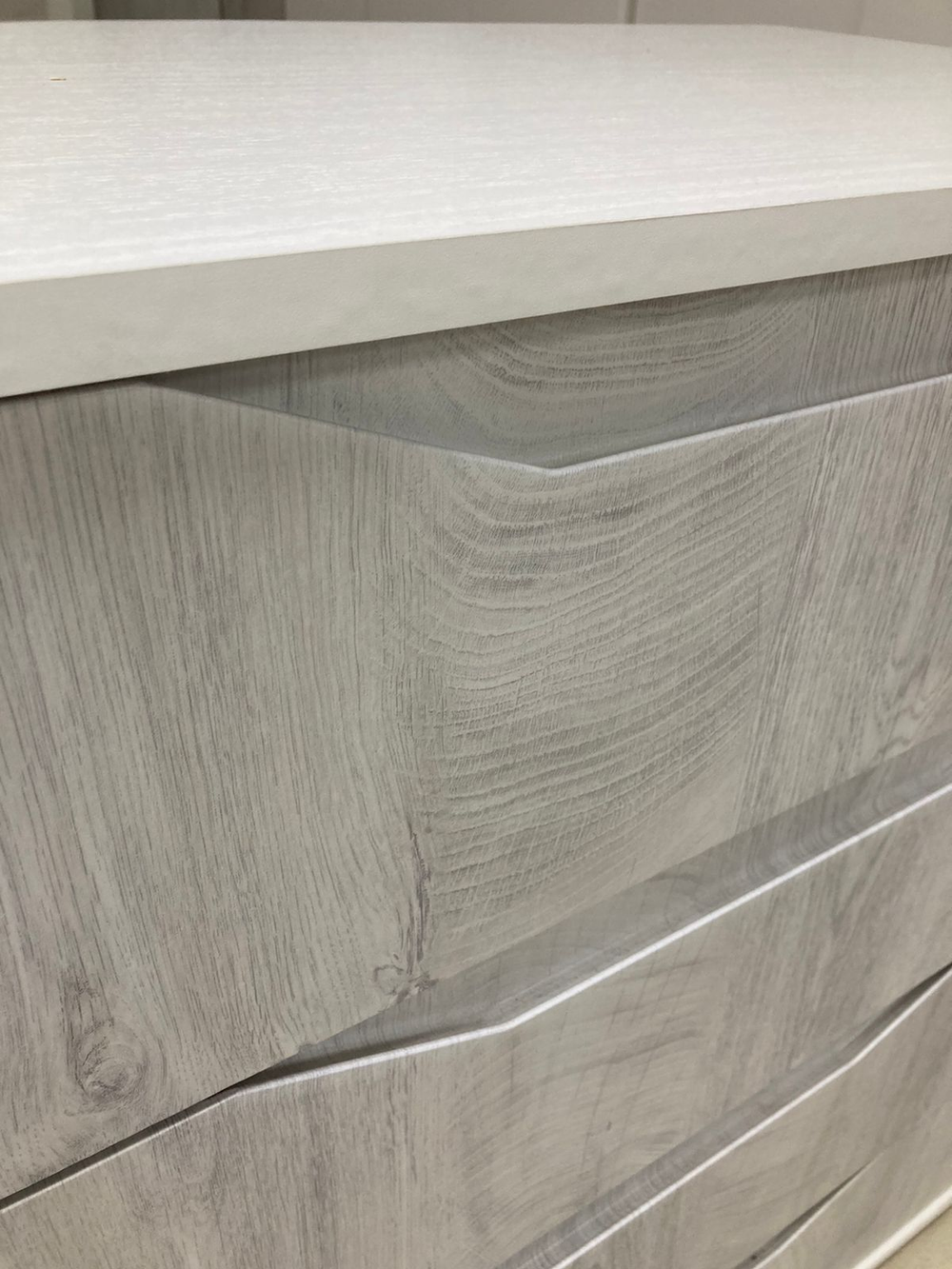 Комод 4 Сорренто Белый/Рамбла