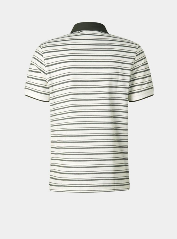 Рубашка-поло BOGNER TIMO-5F в бело-зеленом цвете