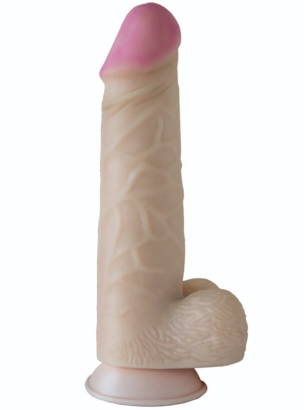 Телесный фаллоимитатор-гигант - 26 см. (Цвет: телесный)