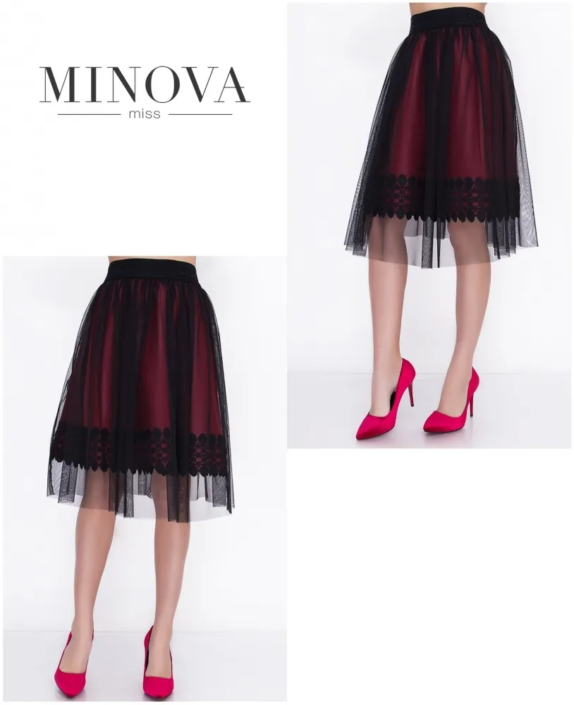 Юбка 1058-красный Minova