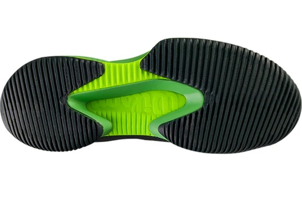 Теннисные кроссовки Wilson Kaos Rapide SFT - black/green/green - Black Green