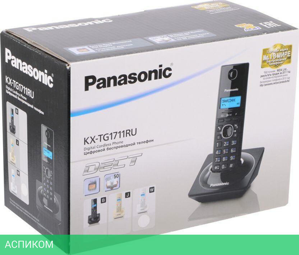 Радиотелефон DECT Panasonic KX-TG1711RUW