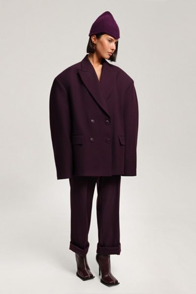 Жакет с защипами на спине