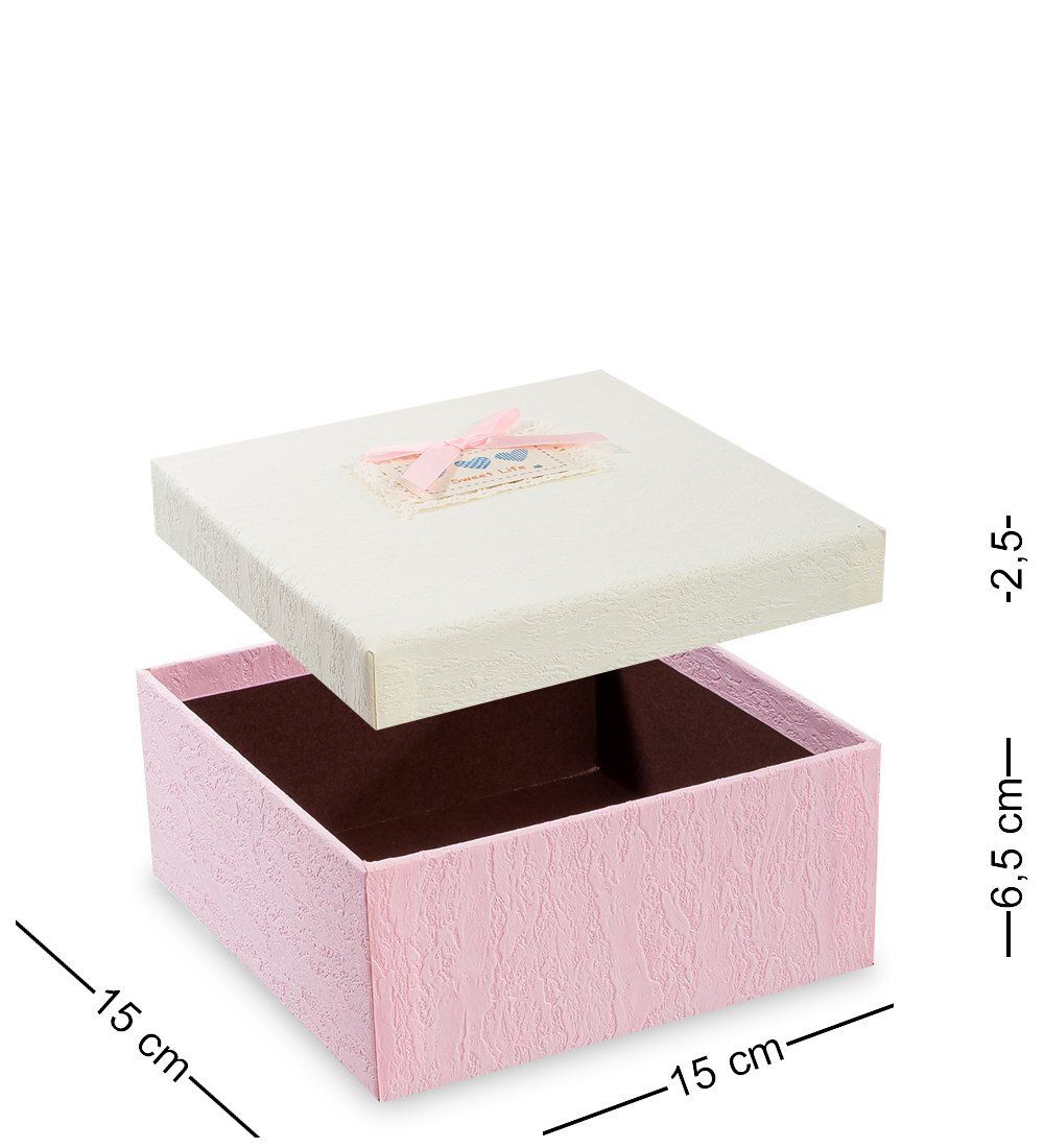 Packing Symphony WF-30/1-A Коробка «Прямоугольник» цв.розов./крем.