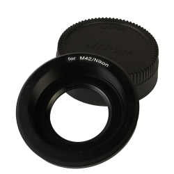 Кольцо переходное M42 на Nikon с линзой