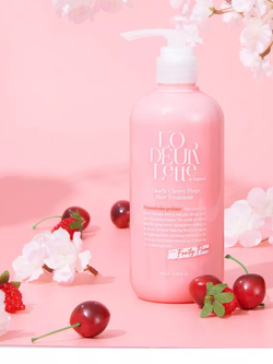 L'ODEURLETTE Парфюмированная маска для волос c ароматом цветка вишни - IN ENGLAND COLOR FIT CHERRY FLEUR HAIR TREATMENT ,500мл