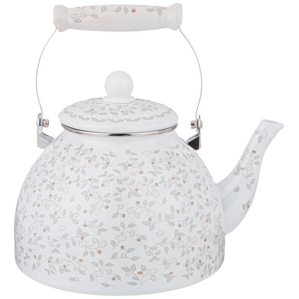 ЧАЙНИК AGNESS ЭМАЛИРОВАННЫЙ СЕРИЯ "ВИВЬЕН" 4 Л