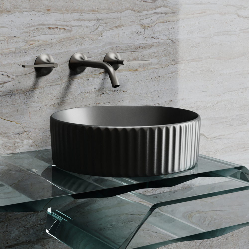 Рукомойник Ceramica Nova Element 36, см CN6057MDH темный антрацит матовый