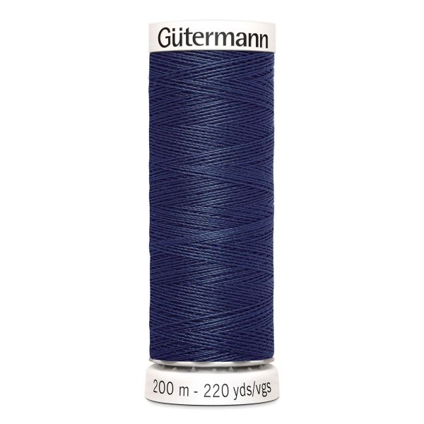 Нитки универсальные Gutermann Sew-all 100 (200 метров), 5 кат. | 537 т.серо-синий джинс