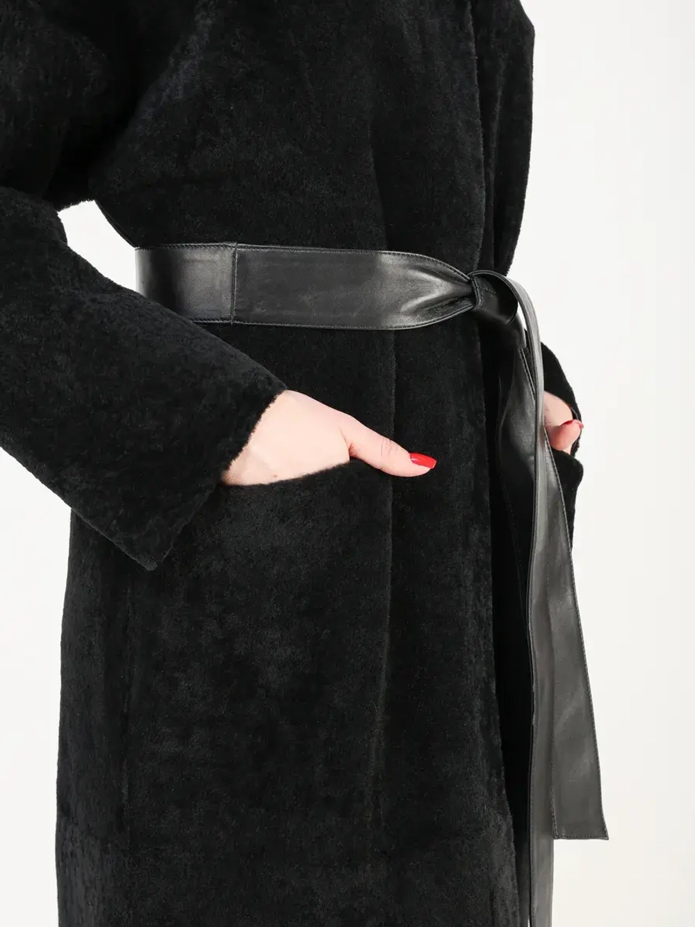 Дубленка зимняя шуба натуральная двухсторонняя оверсайз