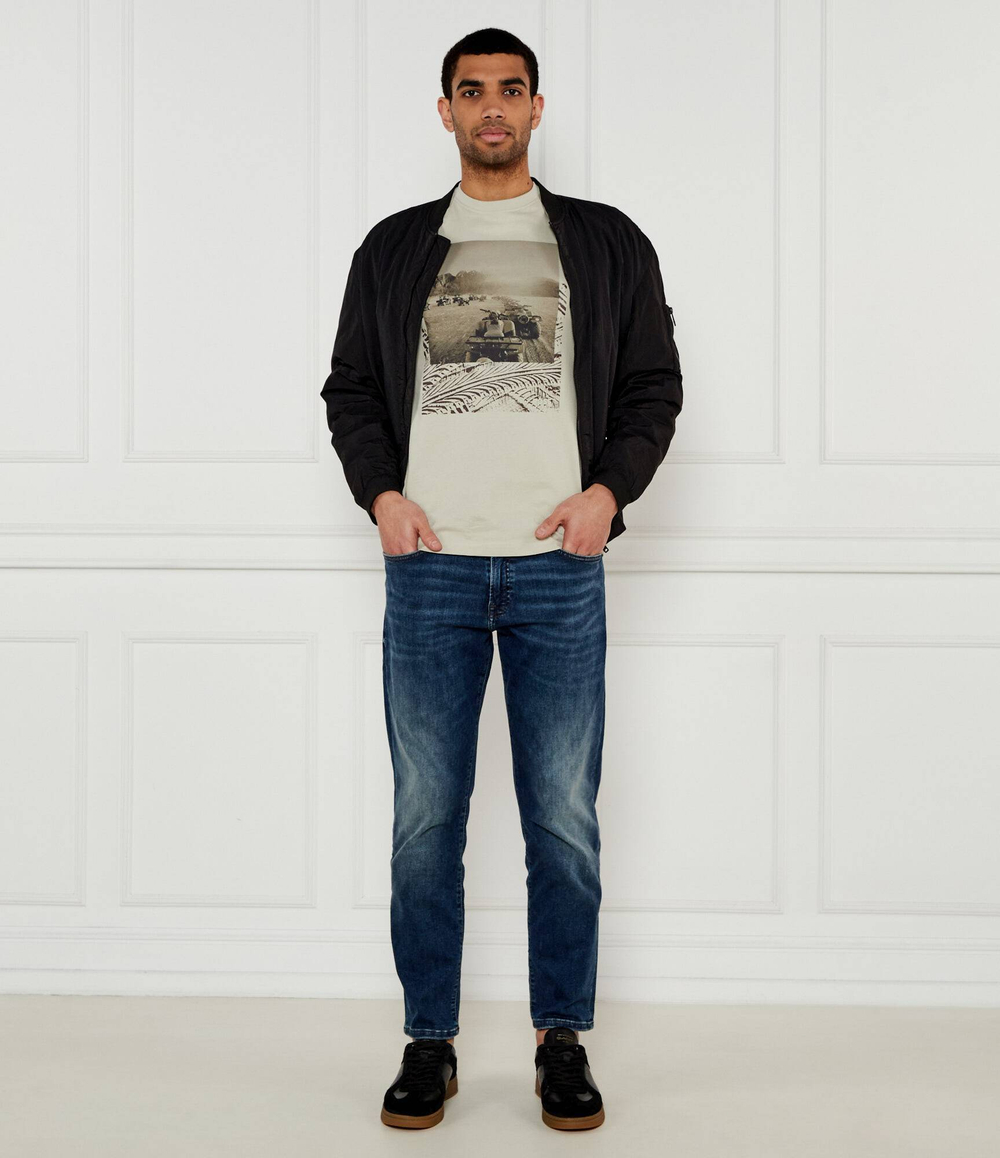 Футболка Te_Dunetrace BOSS ORANGE - бежевый(50539187)