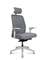 Кресло офисное Норден / Алтай / Altai  / серый пластик / серая сетка / серая ткань