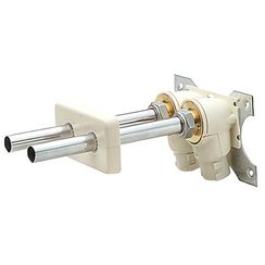 Фитинг угловой Giacomini двойной с хромированной трубкой 18 x 18, R543Y003